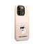 Karl Lagerfeld Silicone NFT Choupette – Dėklas skirtas iPhone 14 Pro (rožinis)