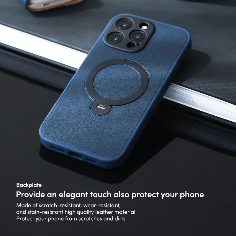 „Moshi Kameleon MagSafe“ – dėklas „iPhone 16 Pro Max“ su stovelio funkcija (šviesiai rožinė)
