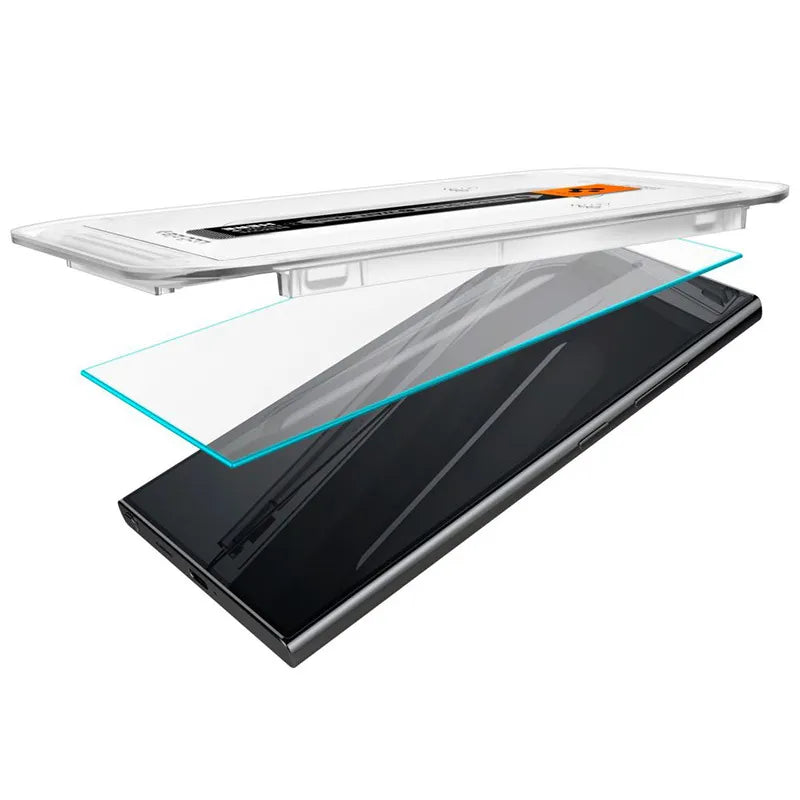 Spigen GLAS.TR EZ FIT 2 pakuotė – grūdintas stiklas, skirtas Samsung Galaxy S24 Ultra (2 vienetai)