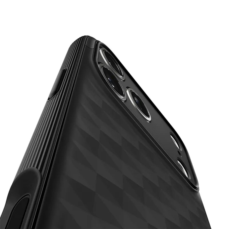 Spigen Parallax S Mag MagSafe – Dėklas iPhone 17 Pro (Matte Black)
