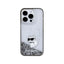 Karl Lagerfeld Liquid Glitter Choupette – iPhone 15 Pro Max dėklas (skaidrus)