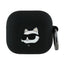 Karl Lagerfeld Silicone Choupette Head 3D – AirPods 4 dėklas (juodas)