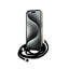 Karl Lagerfeld IML Crossbody Monogram Karl & Choupette Head MagSafe – dėklas iPhone 15 Pro Max (juodas)