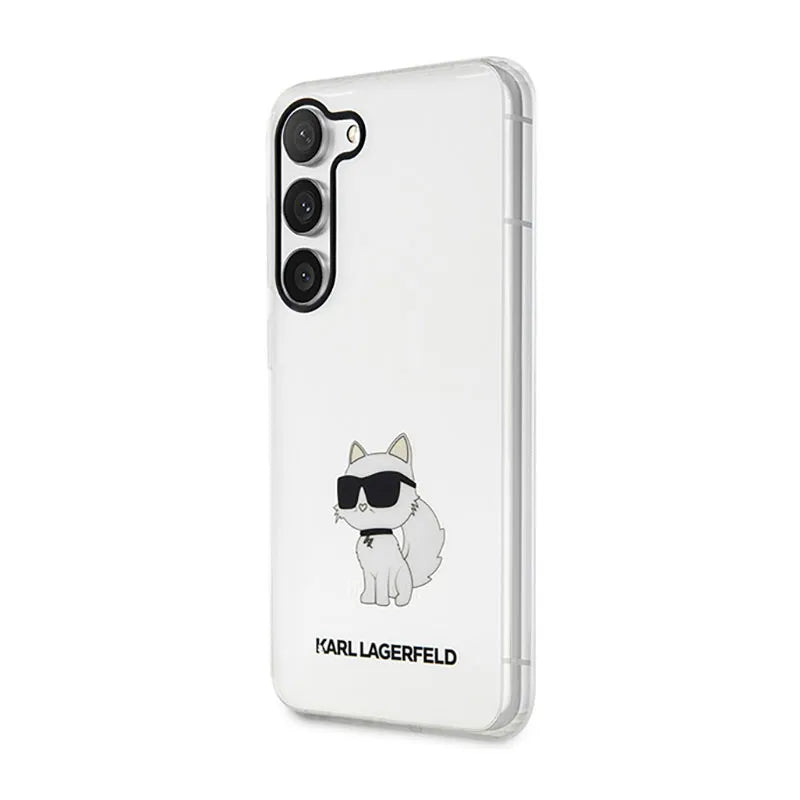 Karl Lagerfeld IML NFT Choupette – dėklas Samsung Galaxy S23+ (skaidrus)