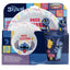Disney Stitch – 5 dalių mikrobangų krosnelėje naudojamas indų rinkinys iš „Palms“ kolekcijos (lėkštė, dubenėlis, puodelis, šakutė, šaukštas)