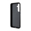 BMW Leather Half Textured & Circle MagSafe dėklas Samsung Galaxy S24+ telefonui (juodas)