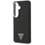 Guess Fixed Glitter Triangle MagSafe – Samsung Galaxy S26 dėklas (juodas)