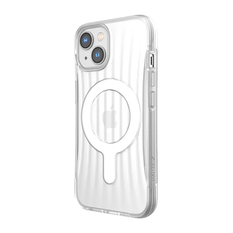 X-Doria Raptic Clutch MagSafe – Biologiškai skaidus dėklas iPhone 14 (išbandytas kritimui iš 3m aukščio) (Skaidrus)