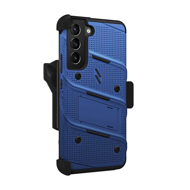 ZIZO BOLT komplektas Samsung Galaxy S22+ dėklas – mėlynas ir juodas