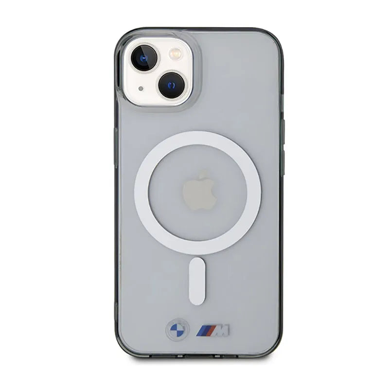 BMW Silver Ring MagSafe - Dėklas, skirtas iPhone 14 Plus (skaidrus)