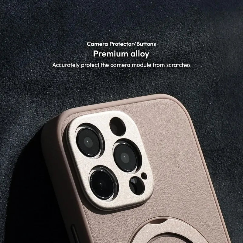 „Moshi Kameleon MagSafe“ – dėklas „iPhone 16 Pro Max“ su stovelio funkcija (šviesiai rožinė)