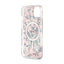 Guess Flower MagSafe – dėklas iPhone 14 (rožinis)