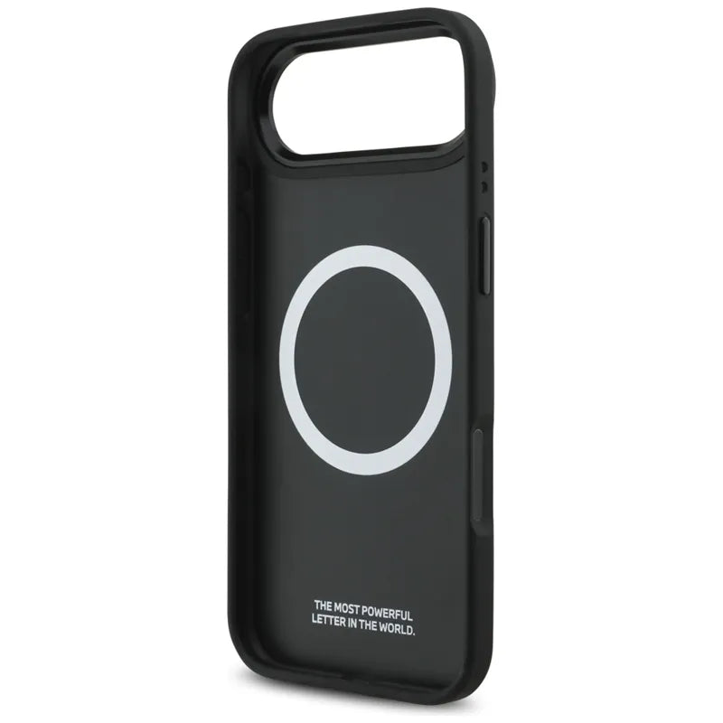 BMW M Tricolor Metal Logo MagSafe - iPhone Air dėklas (pilkas)