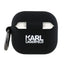 Karl Lagerfeld Silicone Choupette Head 3D – AirPods 4 dėklas (juodas)