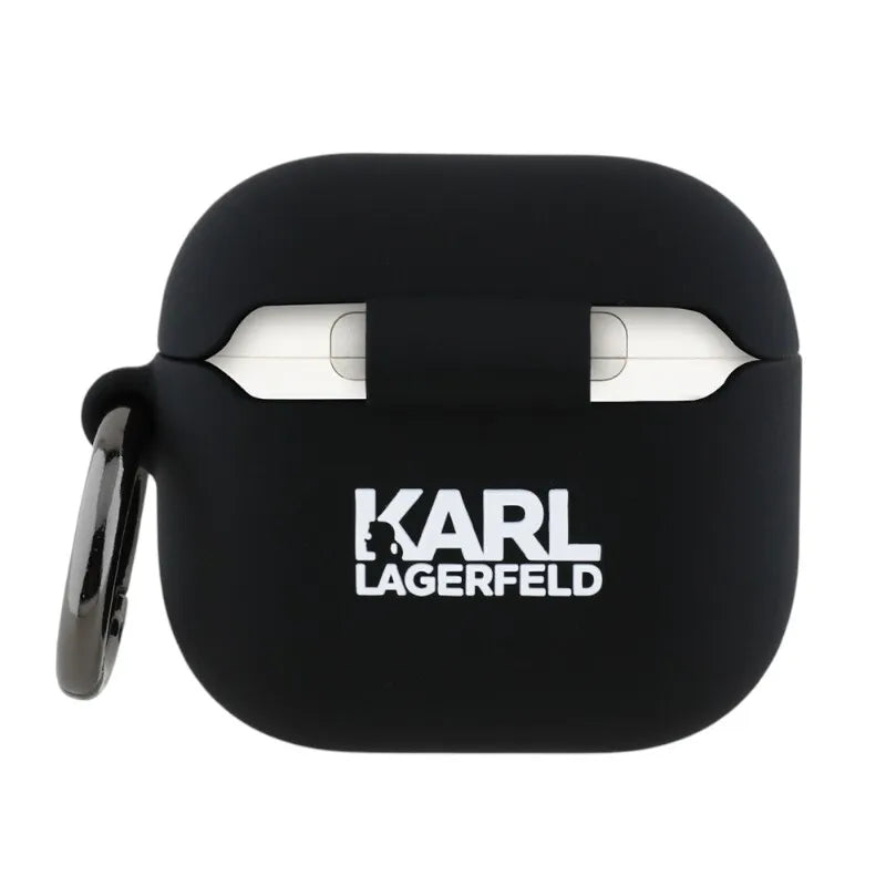 Karl Lagerfeld Silicone Choupette Head 3D – AirPods 4 dėklas (juodas)