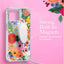 Rifle Paper Clear MagSafe – Dėklas iPhone 14 Plus (Garden Party Blush)