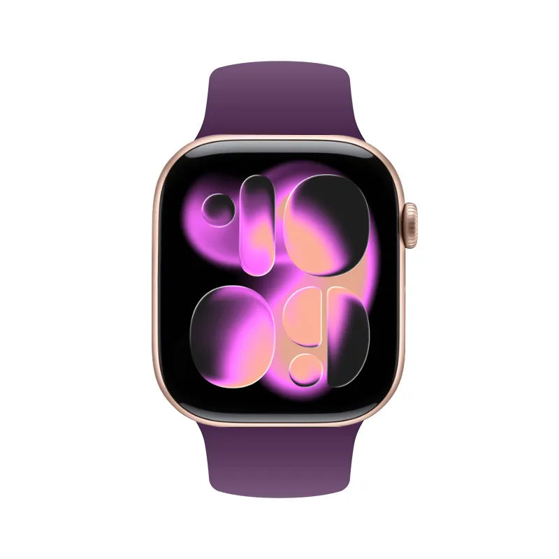Crong Liquid – „Apple Watch“ dirželis 38/40/41/42 mm (slyvinės spalvos)