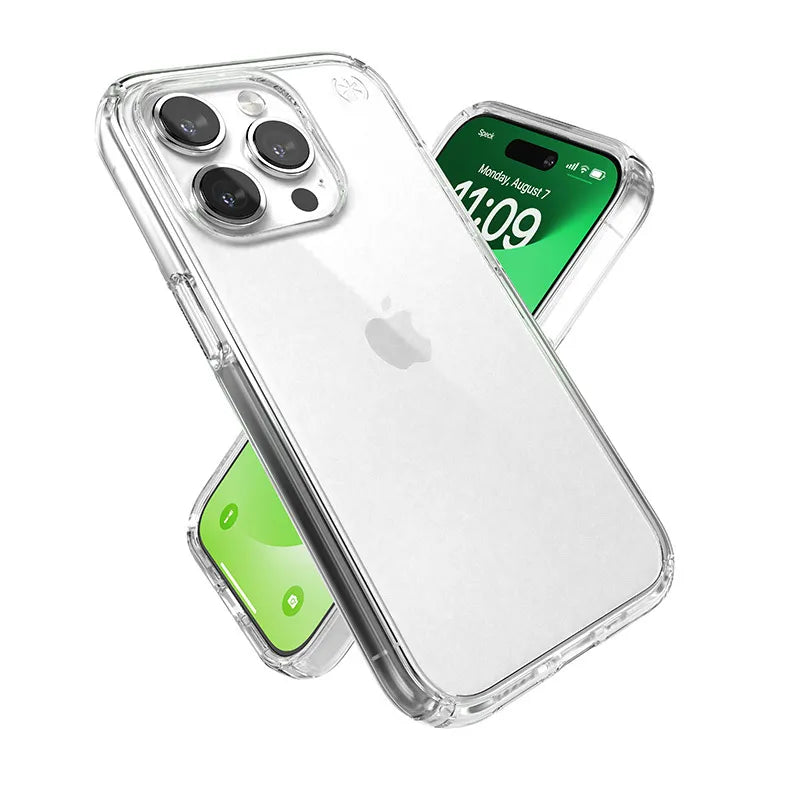 Speck Presidio Perfect-Clear – dėklas iPhone 15 Pro (skaidrus)