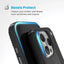 Speck Presidio2 Grip ClickLock & MagSafe – iPhone 16 Pro dėklas (juodas / skalūno pilka / baltas)