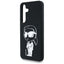 Karl Lagerfeld Silicone Graffiti Ikonik Printed Logo MagSafe dėklas Samsung Galaxy S25 (juodas)