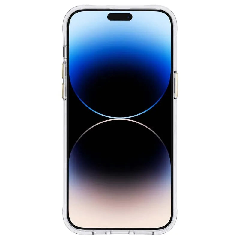 Rifle Paper Clear MagSafe – auksu puoštas dėklas, skirtas „iPhone 14 Pro Max“ (Rose Garden)