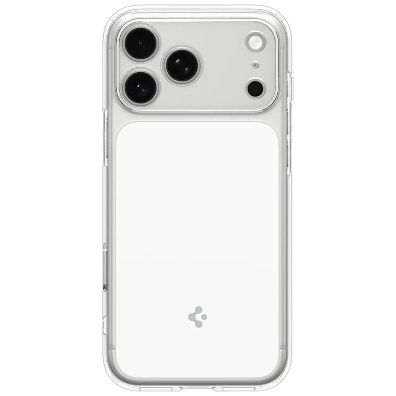 Spigen Ultra Hybrid T Mag MagSafe – dėklas, skirtas iPhone 18 Pro / 17 Pro (blizgus baltas)