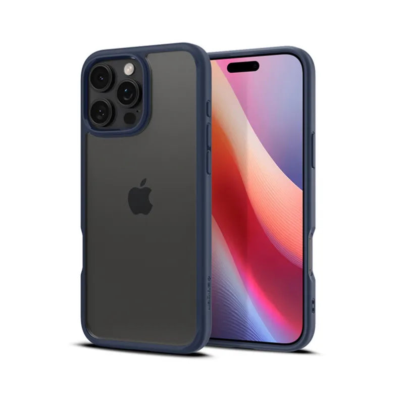 Spigen Ultra Hybrid – dėklas iPhone 16 Pro Max (tamsiai mėlynas)