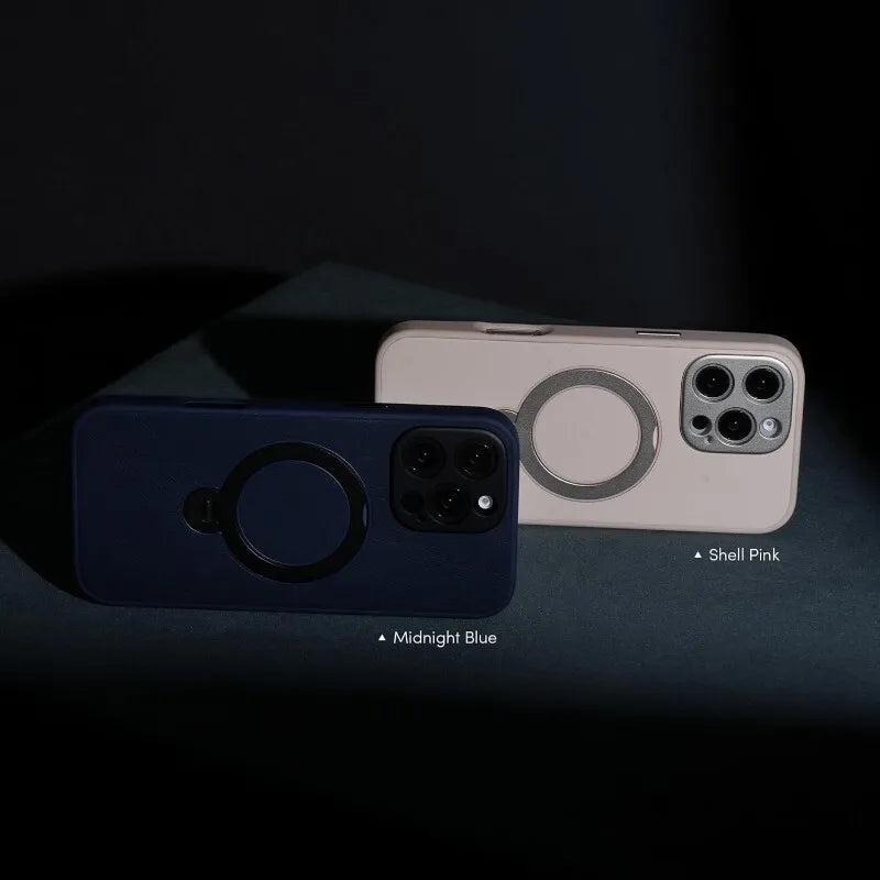 „Moshi Kameleon MagSafe“ – dėklas „iPhone 16 Pro Max“ su stovelio funkcija (šviesiai rožinė)