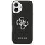 Guess Grained Big 4G Classic Logo – dėklas iPhone 17 (juodas)