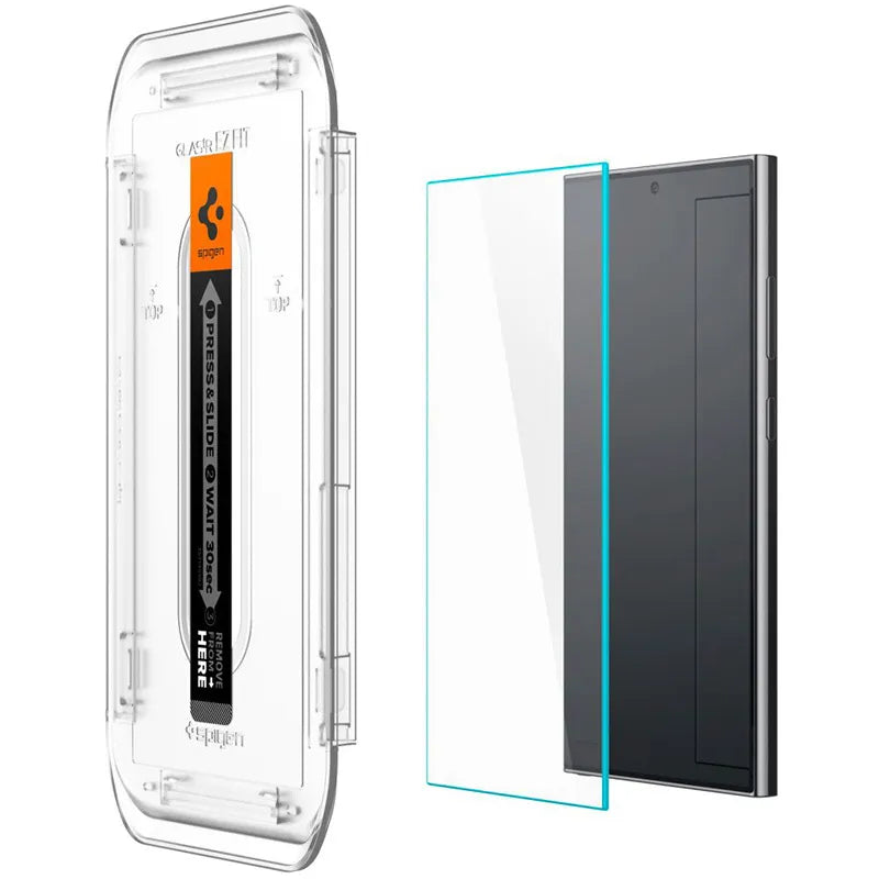 Spigen GLAS.TR EZ FIT 2 pakuotė – grūdintas stiklas, skirtas Samsung Galaxy S24 Ultra (2 vienetai)