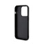 Karl Lagerfeld 3D Rubber Glitter Logo – dėklas iPhone 15 Pro Max (juodas)
