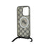 Karl Lagerfeld IML Crossbody Monogram Karl & Choupette Head MagSafe – dėklas iPhone 15 Pro Max (juodas)