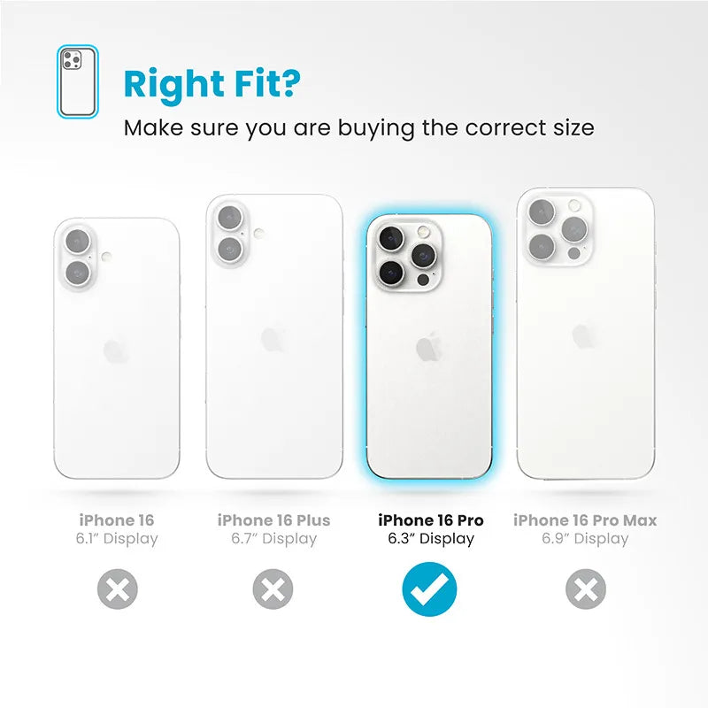 Speck Presidio2 Grip ClickLock & MagSafe – iPhone 16 Pro dėklas (juodas / skalūno pilka / baltas)