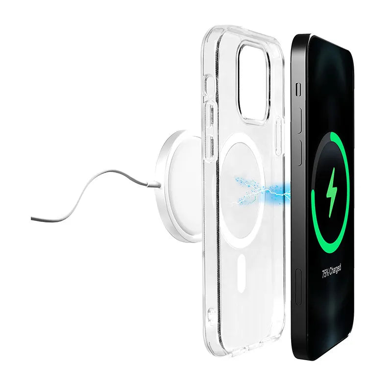 PURO LITEMAG – dėklas iPhone 14 Plus MagSafe (skaidrus)