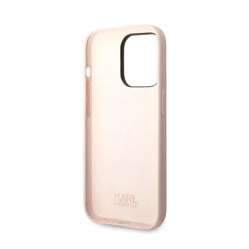 Karl Lagerfeld Silicone NFT Choupette – Dėklas skirtas iPhone 14 Pro (rožinis)
