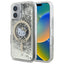 Hello Kitty Liquid Glitter Fever MagSafe – dėklas iPhone 16 (juodas/auksinis)