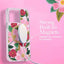 Rifle Paper Clear MagSafe – auksu puoštas dėklas, skirtas „iPhone 14 Pro Max“ (Rose Garden)
