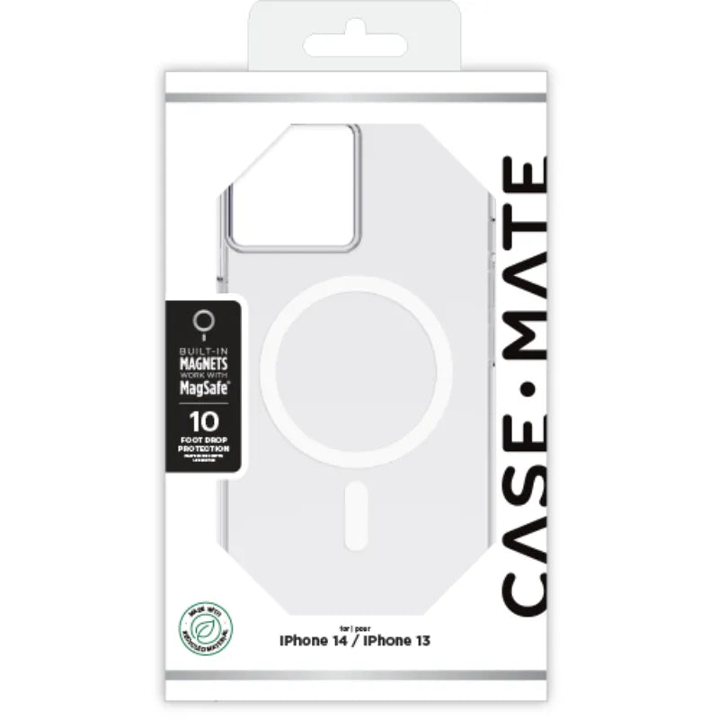 „Case-Mate Tough Clear MagSafe“ – dėklas „iPhone 14“ / „iPhone 13“ (skaidrus)