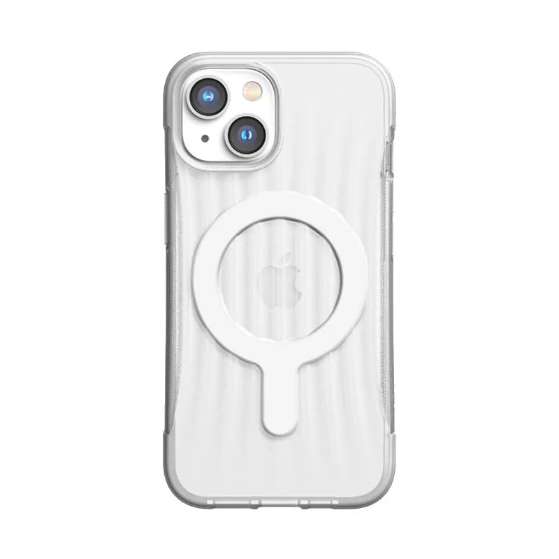 X-Doria Raptic Clutch MagSafe – Biologiškai skaidus dėklas iPhone 14 (išbandytas kritimui iš 3m aukščio) (Skaidrus)