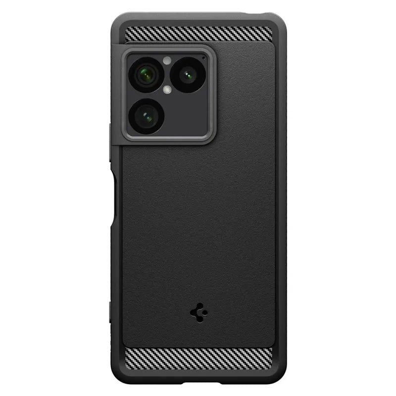 Spigen Rugged Armor – dėklas Sony Xperia 1 VIII (matinė juoda)