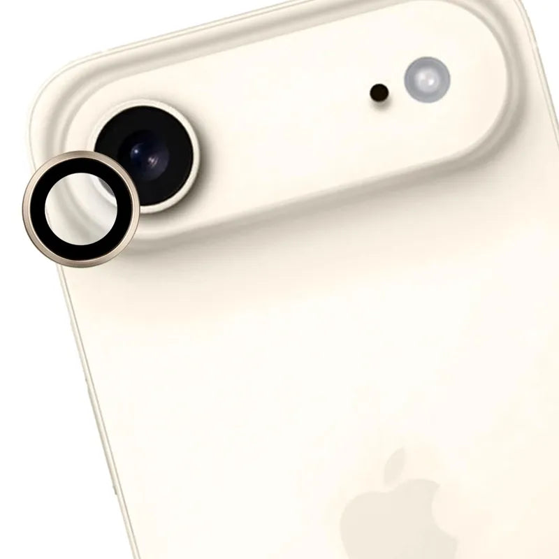 3mk Lens Protection Pro – kameros objektyvo stiklas, skirtas iPhone Air (titano aukso spalvos)