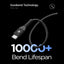 Spigen EB10010CCA Essential – USB-C į USB-C laidas 100 W 1 m (juodas)