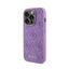 Guess Leather 4G Stamped – dėklas iPhone 15 Pro (violetinis)