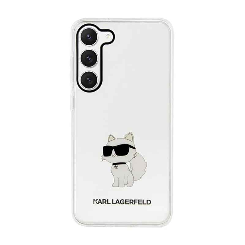Karl Lagerfeld IML NFT Choupette – dėklas Samsung Galaxy S23+ (skaidrus)