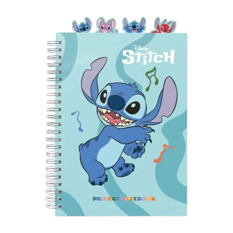 Disney Stitch – A5 užrašų knygelė / „Waves“ kolekcijos užrašų knygelė