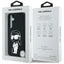 Karl Lagerfeld Silicone Graffiti Ikonik Printed Logo MagSafe dėklas Samsung Galaxy S25 (juodas)