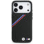 BMW M Tricolor Metal Logo MagSafe – „iPhone 17 Pro“ dėklas (juodas)