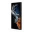 BMW Leather Hot Stamp Tricolor – dėklas Samsung Galaxy S23 Ultra (juodas)