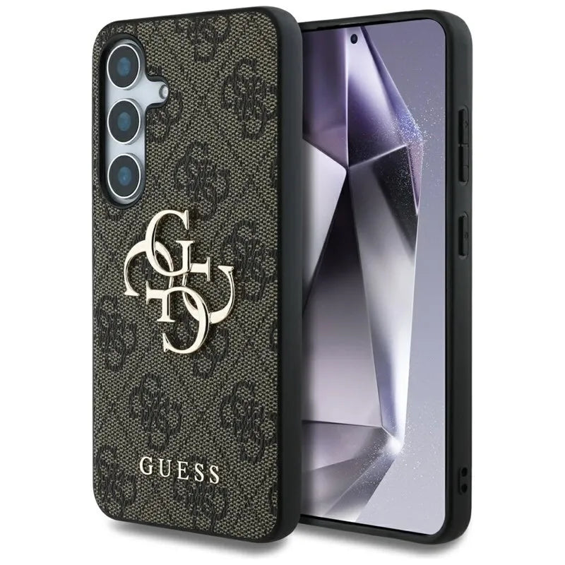 Guess Big 4G Logo Classic Logo – dėklas Samsung Galaxy S25+ (rudas)