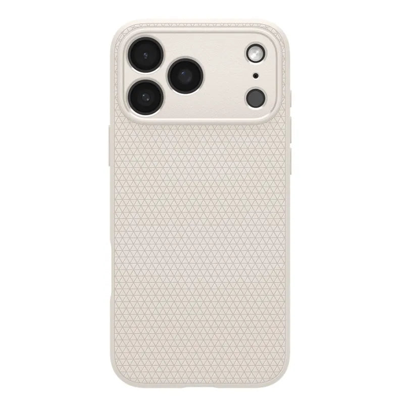 Spigen Liquid Air – dėklas, skirtas iPhone 18 Pro Max / 17 Pro Max (natūralaus titano spalvos)